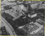 Luftaufnahme nach dem Feuer vom 09.01.1961